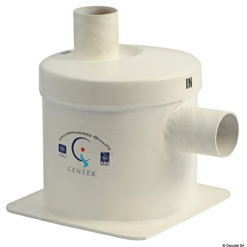 Marmitta vetroresina 50 mm scarico laterale 