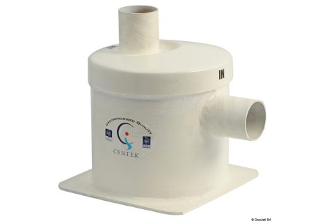 Marmitta vetroresina 90 mm scarico laterale 