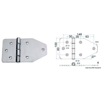 Maxi cerniera 180x100 mm 