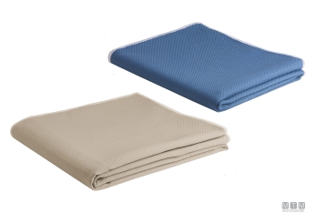 Mb tovaglia waterproof 155x130 blu 