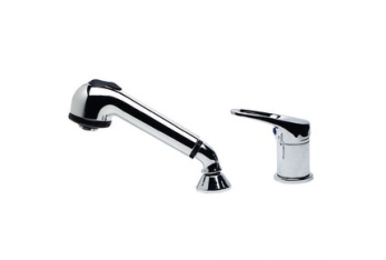 Miscelatore monocomando + doccia estraibile 