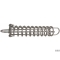 Molla ormeggio std inox l430 d80