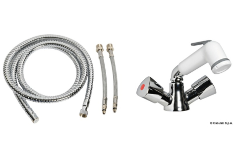 Monoforo girevole con doccetta 