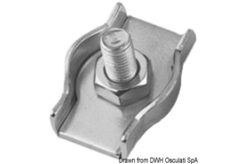 Morsetti inox semplici 2 mm 