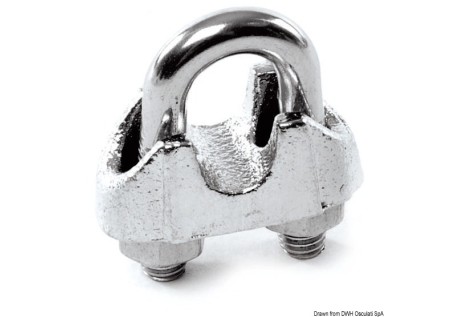 Morsetto cavallotto inox 4/5 mm 
