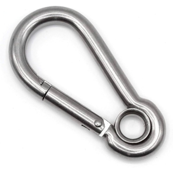 Moschettone c/occhio ø4 mm - 2pz