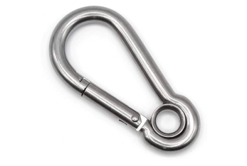 Moschettone c/occhio ø6 mm - 2pz