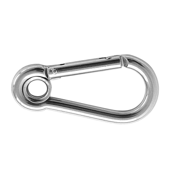 Moschettone c/occhio ø7 mm - 10pz