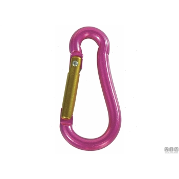 Moschettone fire d5mm alu verde<