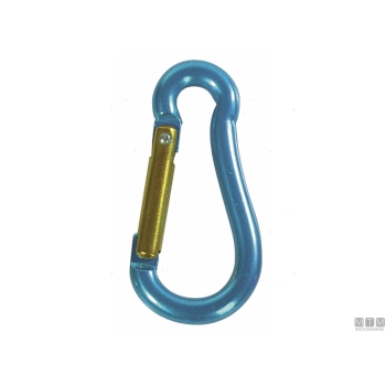 Moschettone fire d5mm alu verde<