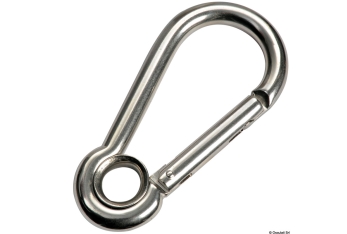 Moschettone inox senza sporgenza 5 mm 