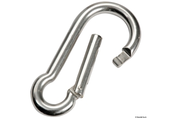 Moschettone inox senza sporgenza 5 mm 