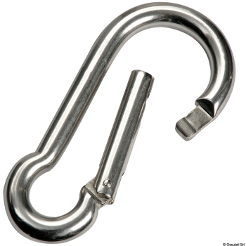 Moschettone inox senza sporgenza 8 mm 