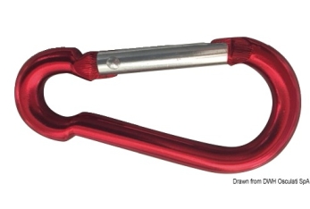 Moschettone lega leggera mm 80 