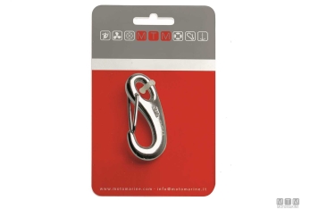 Moschettoni In Acciaio Inox 304, Confezione Da 10, Grandi 6x3 Cm, Portata 122 Kg, Per Arrampicata, Campeggio, Appendere Piante