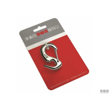 Moschettone open end card l52mm inox<