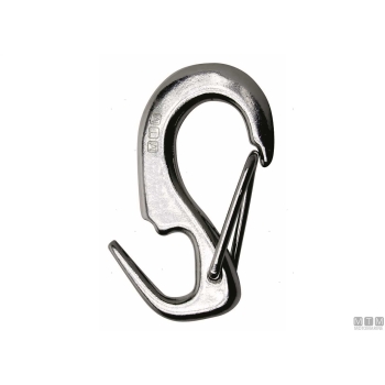 Moschettone open end card l52mm inox<