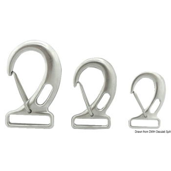 Moschettone per nastro mm 90x40 