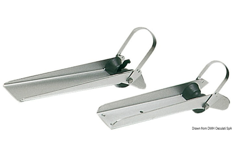 Musone di prua inox satinato 500 mm 