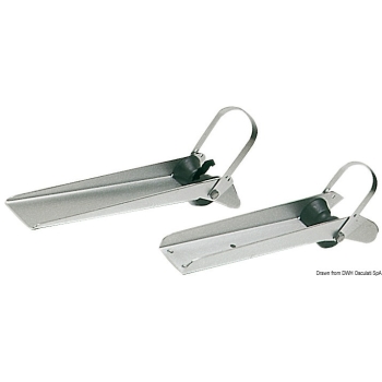 Musone di prua inox satinato 588 mm 
