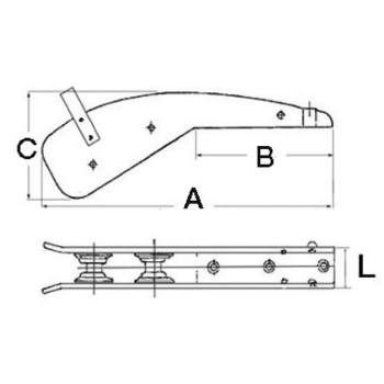 Musone inox per ancore 6/10 kg 