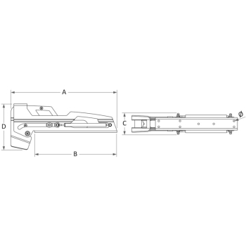 Musone Mr. Fantastic estensibile per ancore 30 kg Lucidato a specchio