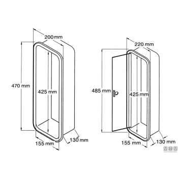 Nicchia long con portello