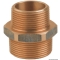 Niples doppio ridotto in bronzo M-M 3" x 2"1/2 