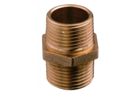 Nipless doppio in bronzo da 2'