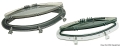 Oblò ellittico Bomar bianco 203 x 470 mm 