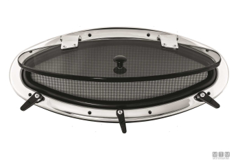 Oblo' ovale apribile mtm 461x203mm in acciaio inox