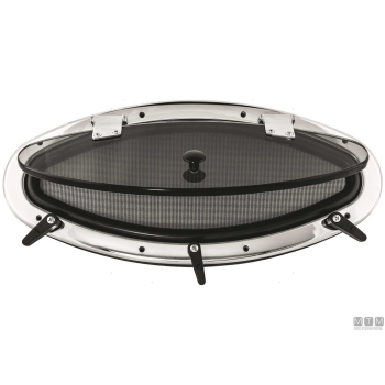 Oblo' ovale apribile mtm 461x203mm in acciaio inox