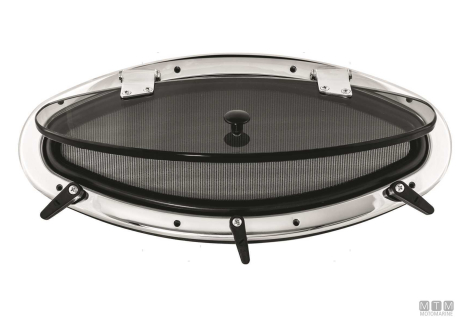 Oblo' ovale apribile mtm 461x203mm in acciaio inox