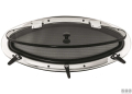 Oblo'ovale apribile mtm 461x203 inox
