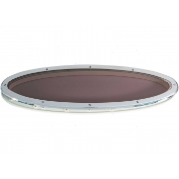 Oblo' Ovale Fisso Inox