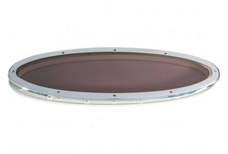 Oblo' Ovale Fisso Inox