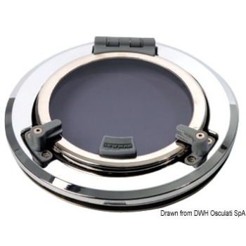 Oblò tondo inox Lewmar Ø 300 mm 