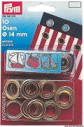 Occhioli 24 occhioli ottone 8,5 mm 
