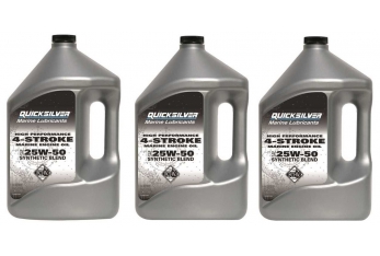 Olio 4 Tempi High Performance Synthetic Oil SAE 25W-50 Confezione 3 x 4 Litri