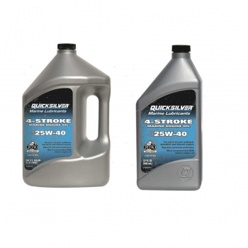 Olio Quicksilver 4 Tempi Cycle Marine Engine Sae 25W-40