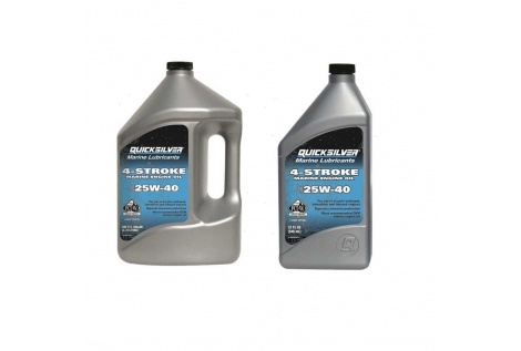 Olio Quicksilver 4 Tempi Cycle Marine Engine Sae 25W-40
