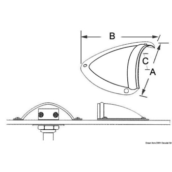Orecchietta protezione inox piccola 