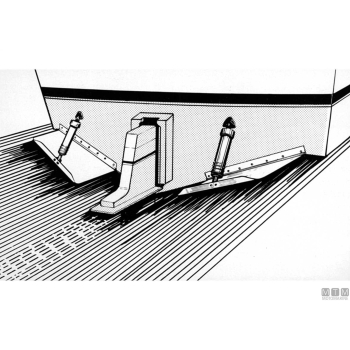 Pale trim ocean/bennett 40x23cm 