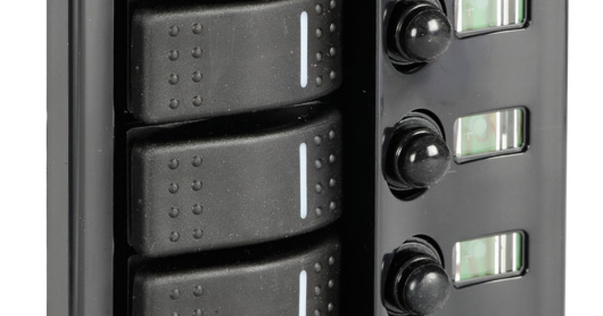 Pannello 5 Interruttori OSCULATI - Colore Grafite, Per Barche E Imbarcazioni - Foto 10