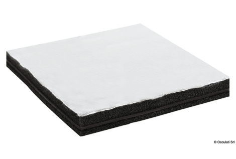 Pannello autoestinguente con finitura in fibra di vetro bianca 