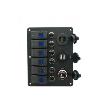 PANNELLO ELETTRICO 6 INTERRUTTORI