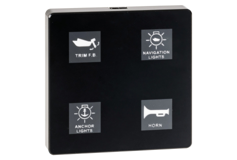 Pannello elettrico touch 4 interr. High power 