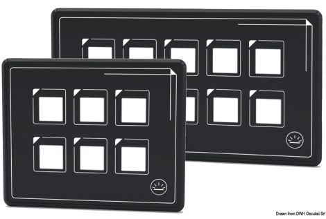 Pannello elettrico touch control 10 pulsanti  