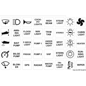 Pannello elettrico touch control 6 pulsanti  