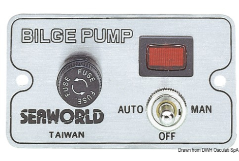 Pannello pompe sentina 